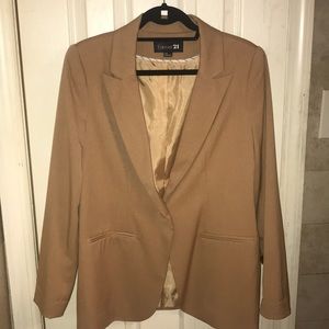 Tan Forever 21 Blazer